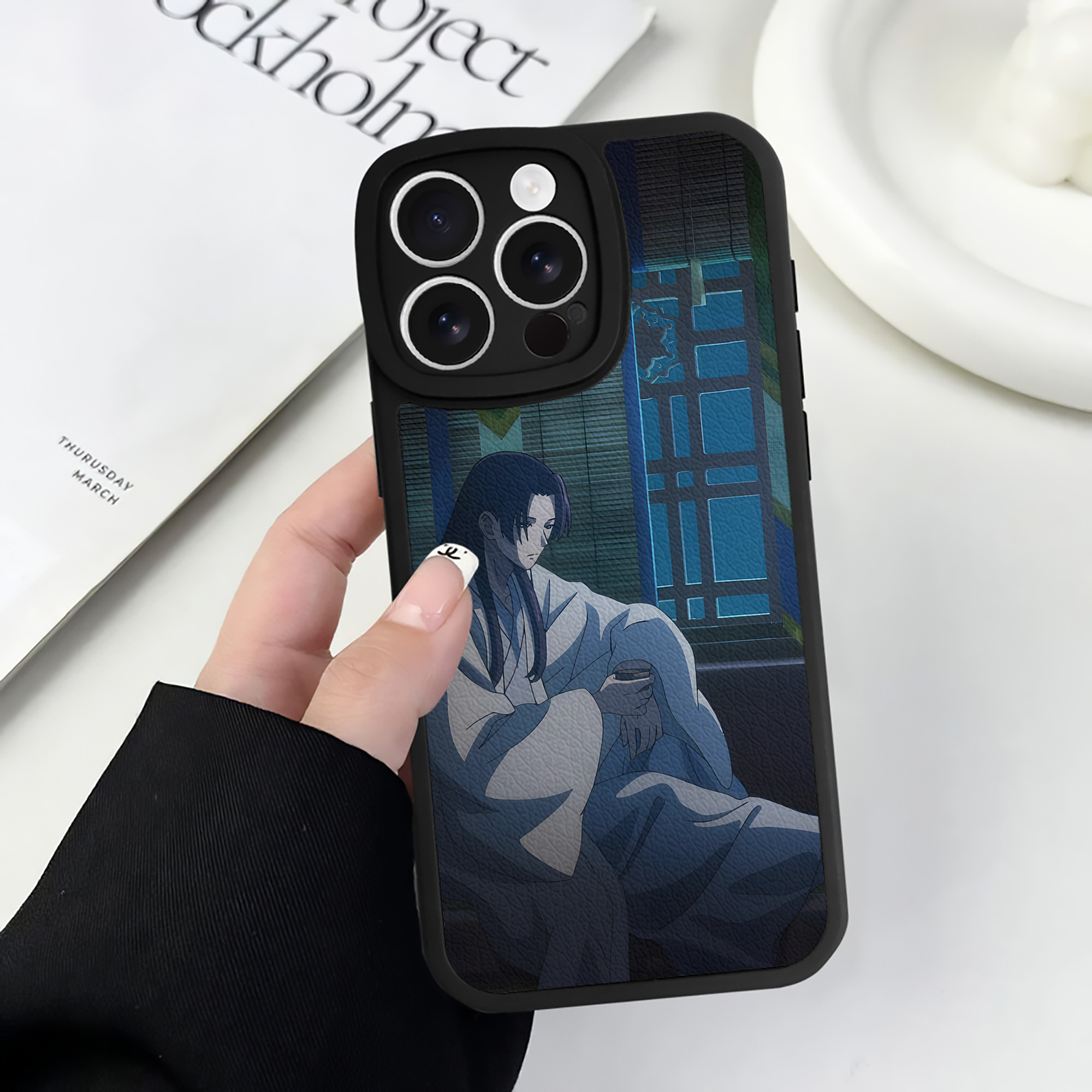 薬屋のひとりごと The Apothecary Diaries 【iPhone 16シリーズ対応】シリコンスマホケース（レザー調） 材質：シリコン